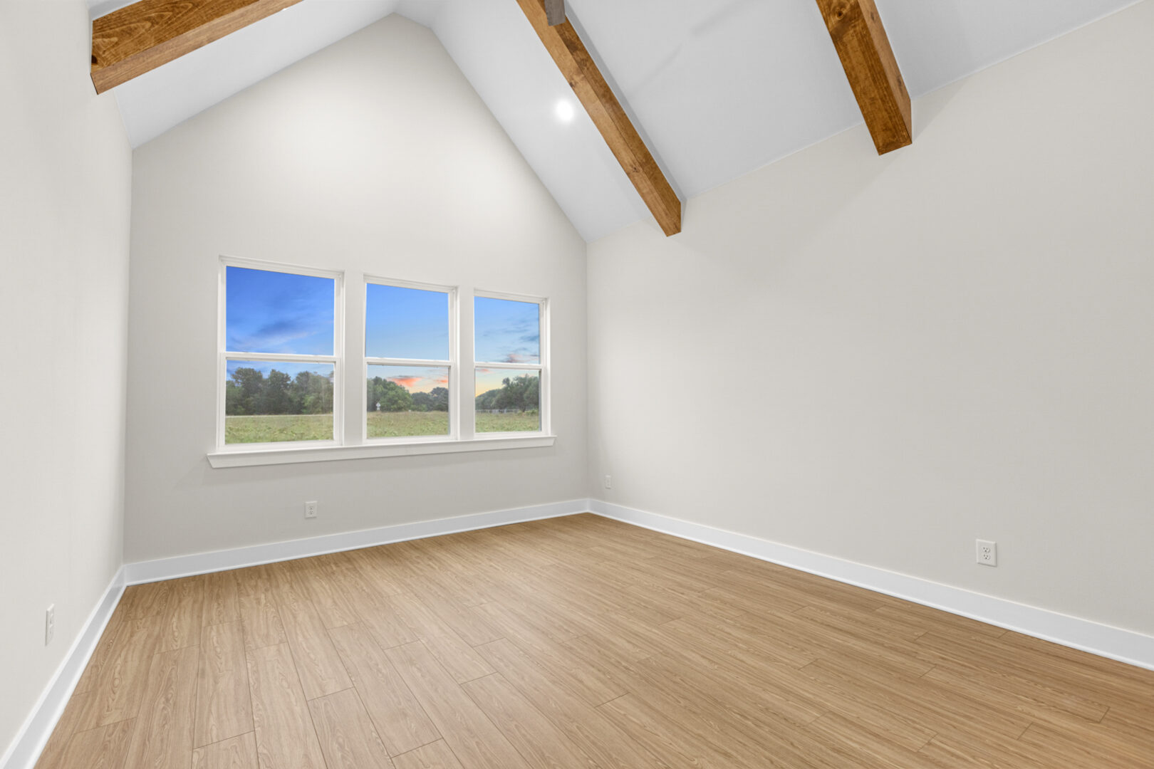 Master bedroom before virtual staging